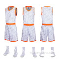 Nieuw design sublimatie basketbal jersey uniform set